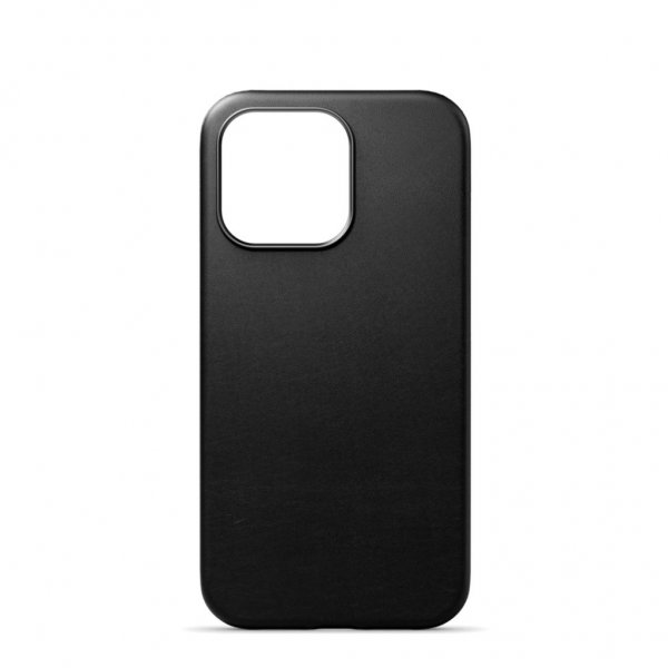 Journey iPhone 13 Kuori Aidosta Nahasta MagSafe Musta