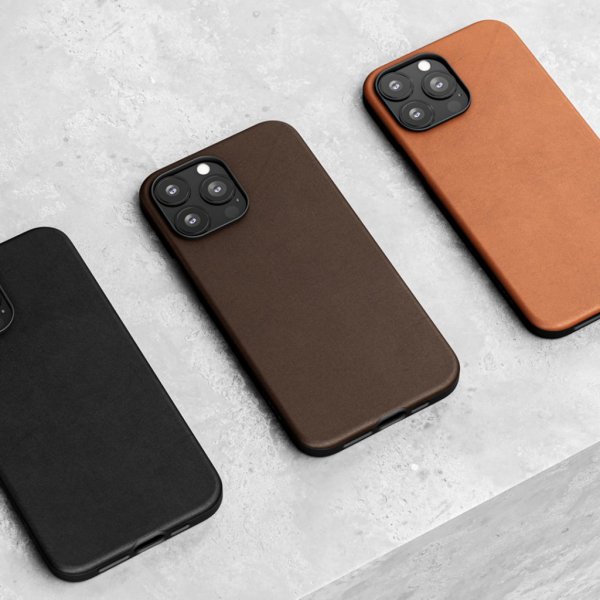 Journey iPhone 13 Pro Max Suojakuori Aito Nahka MagSafe Musta