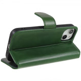 Nordic Covers iPhone 14 Plus Essential Leather -suojakotelo, Juniper Green