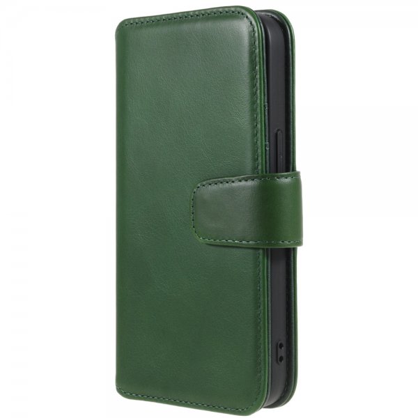 Nordic Covers iPhone 14 Plus Essential Leather -suojakotelo, Juniper Green