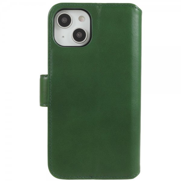 Nordic Covers iPhone 14 Plus Essential Leather -suojakotelo, Juniper Green