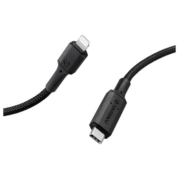 Spigen PowerArc Cable ArcWire USB-C–Lightning 1 metri Musta