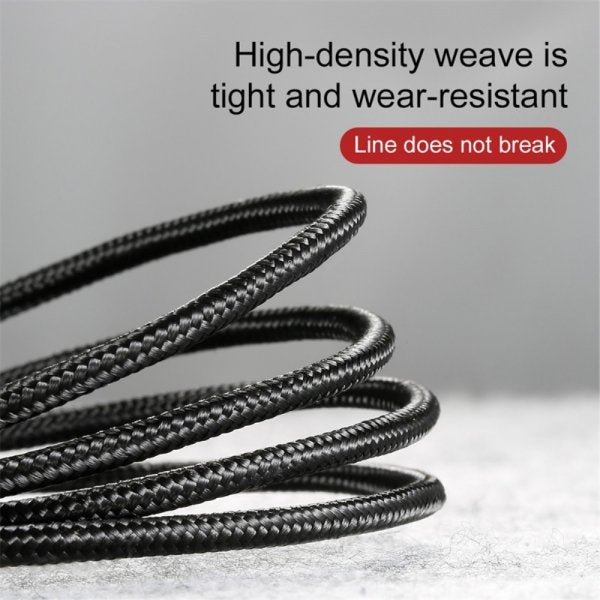 Baseus Cafule -kaapeli USB-A/USB-C 3m Punainen Musta