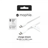 Mophie Chargestream USB-C–USB-C -kaapeli 1 m, valkoinen