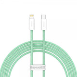 Baseus Dynamic Series USB-C–Lightning-kaapeli, 2 m, vihreä