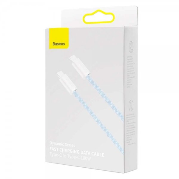 Baseus Dynamic Series USB-C–USB-C-kaapeli, 2 m, sininen