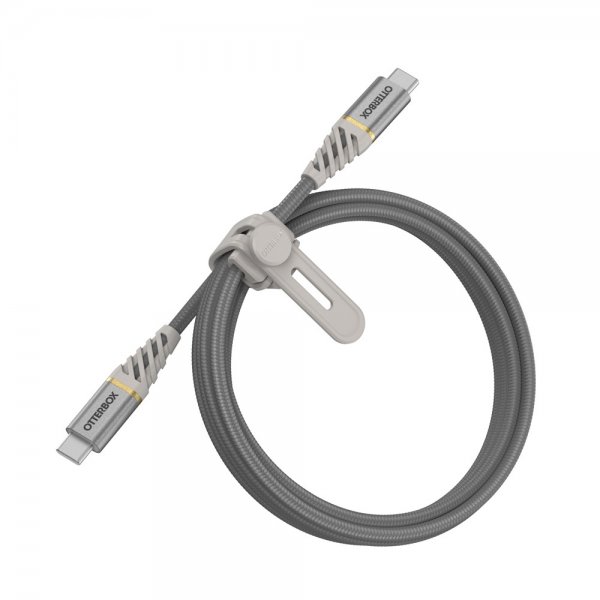 Otterbox Kaapeli Pikalataus Premium USB-C-USB-C-kaapeli 1m Silver Dust