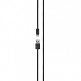 Xqisit Punottu USB-A–Lightning-kaapeli 1,8 m Musta