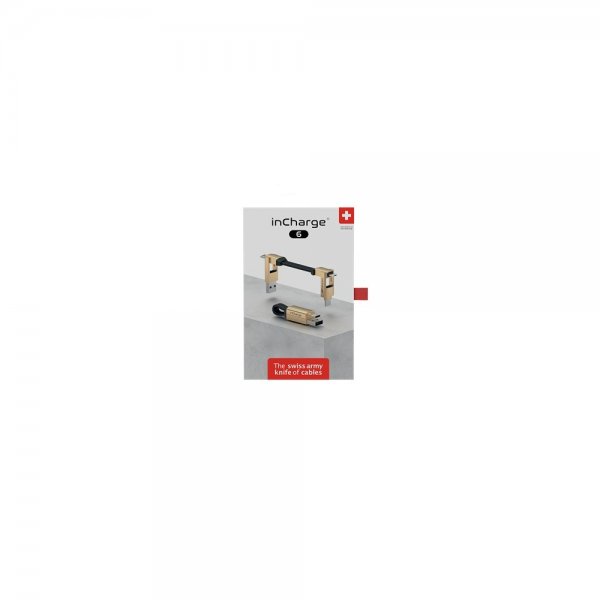 Rolling Square Kabel inCharge 6 -avaimenperä, Saturn Gold
