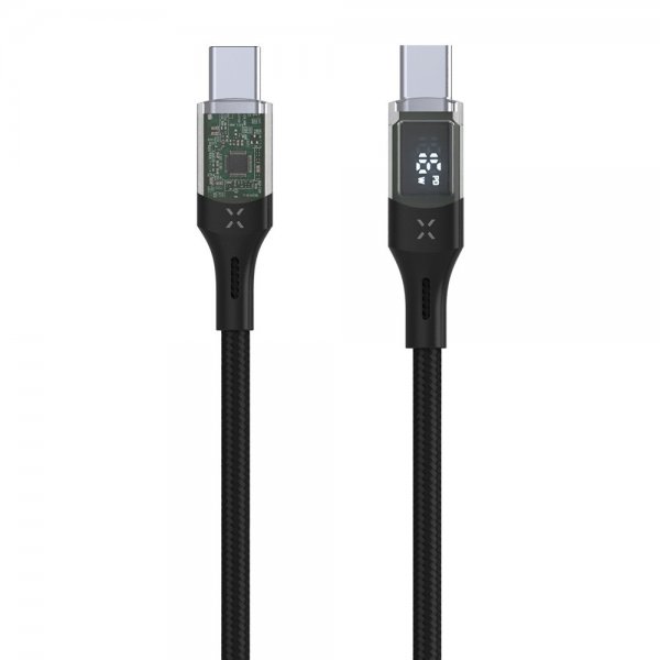 Kiinteä kaapeli näytöllä USB-C/USB-C 100W 2m