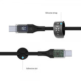 Kiinteä kaapeli näytöllä USB-C/USB-C 100W 2m