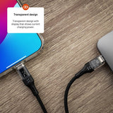 Kiinteä kaapeli näytöllä USB-C/USB-C 100W 2m