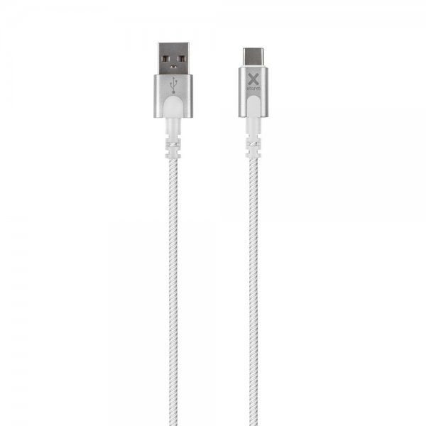 Xtorm alkuperäinen USB-A–USB-C-kaapeli 1 m, valkoinen