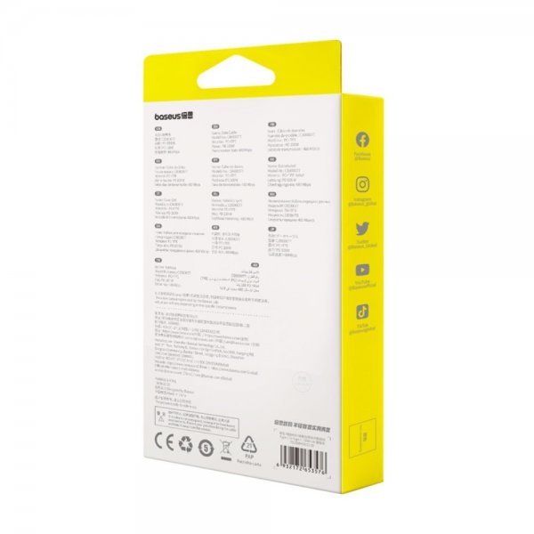 Baseus-kaapeli, Pathfinder-sarja Free2Draw, Type-C–Type-C, 100 W, 1 m