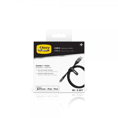 Otterbox-kaapeli Premium Lightning–USB-A-kaapeli 1 m, Dark Ash