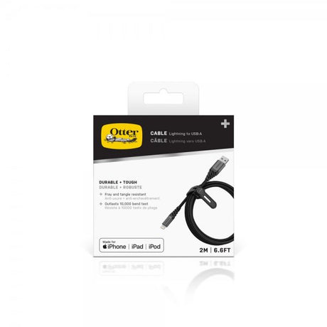 Otterbox Kabel Premium Lightning–USB-A-kaapeli 2 m, Dark Ash