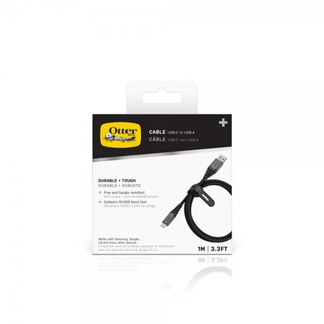 Otterbox Premium USB-C–USB-A-kaapeli 1 m Dark Ash
