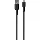 Puro Kabel Soft Charge & Sync -kaapeli USB-A/Lightning 1.5 m Musta