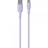 Puro Soft Charge & Sync USB-A–USB-C -kaapeli, 1,5 m, laventeli