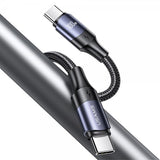 USAMS-kaapeli U71 nailon USB-C/USB-C 3 m