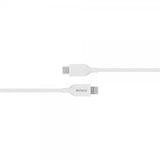 Deltaco-kaapeli USB-C–Lightning-kaapeli 1m Valkoinen