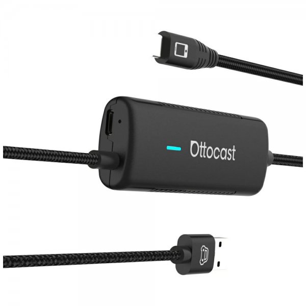 Ottocast Mirror Touch langaton CarPlay/Android Auto -adapteri näytön peilauksella