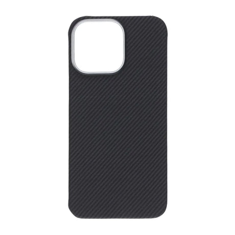 iPhone 15 Pro Max Kuori Kevlar MagSafe Musta raidoilla