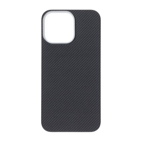 iPhone 16 Pro Max Kuori Kevlar MagSafe Musta raidoilla