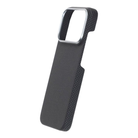 iPhone 17 Pro Kuori Kevlar MagSafe Musta ruudukkokuvio