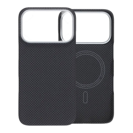 iPhone 17 Pro Kuori Kevlar MagSafe Musta ruudukkokuvio