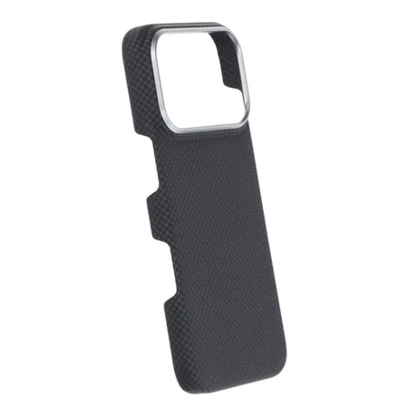 iPhone 17 Pro Kuori Kevlar MagSafe Musta ruudukkokuvio