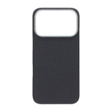 iPhone 17 Pro Kuori Kevlar MagSafe Musta ruudukkokuvio