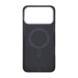 iPhone 17 Pro Max Kuori Kevlar MagSafe Musta ruudukkokuvio