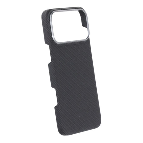 iPhone 17 Pro Max Kuori Kevlar MagSafe Musta ruudukkokuvio