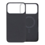 iPhone 17 Pro Max Kuori Kevlar MagSafe Musta ruudukkokuvio