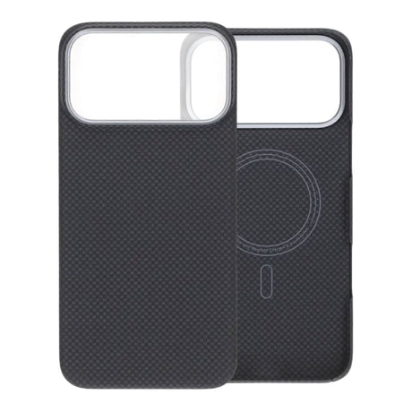 iPhone 17 Pro Max Kuori Kevlar MagSafe Musta ruudukkokuvio