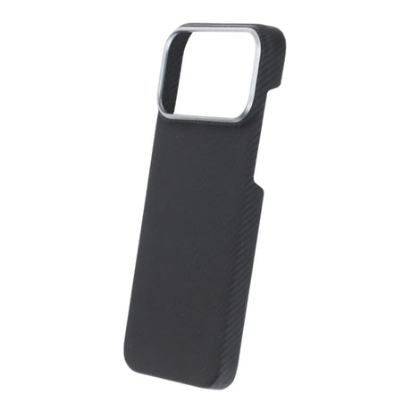 iPhone 17 Pro Max Kuori Kevlar MagSafe Musta raidoilla