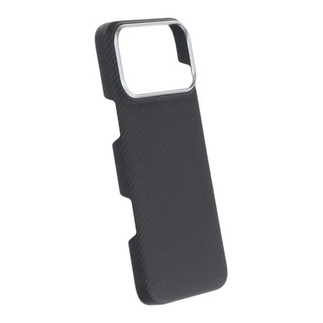 iPhone 17 Pro Max Kuori Kevlar MagSafe Musta raidoilla