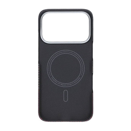 iPhone 17 Pro Kuori Kevlar MagSafe Musta Punainen