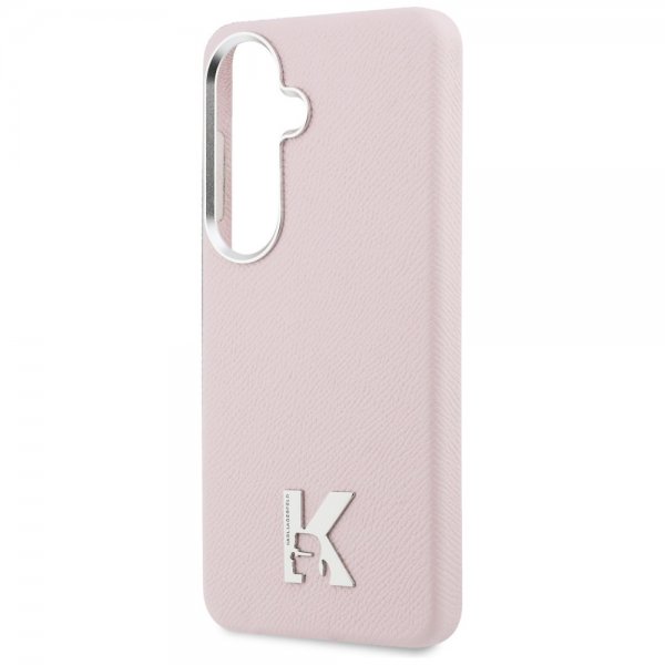 Karl Lagerfeld Samsung Galaxy S26 Suojakuori K Logo MagSafe Vaaleanpunainen