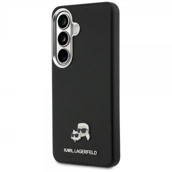 Karl Lagerfeld Samsung Galaxy S26 Plus Saffiano MagSafe -kuori, musta