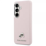Karl Lagerfeld Samsung Galaxy S26 -suojakuori Saffiano MagSafe pinkki