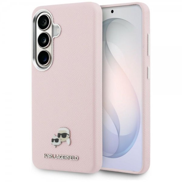 Karl Lagerfeld Samsung Galaxy S26 Plus Saffiano MagSafe -kuori Ruusukulta