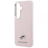 Karl Lagerfeld Samsung Galaxy S26 Plus Saffiano MagSafe -kuori Ruusukulta