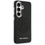 Karl Lagerfeld Samsung Galaxy S26 Kuori Perforoitu Logo MagSafe Musta