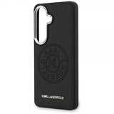 Karl Lagerfeld Samsung Galaxy S26 Kuori Perforoitu Logo MagSafe Musta