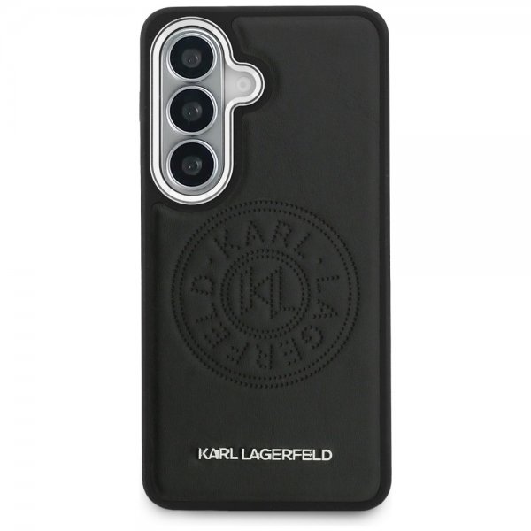 Karl Lagerfeld Samsung Galaxy S26 Plus -perforoitu logokuori MagSafe, musta