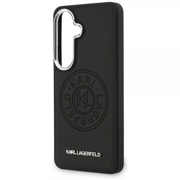 Karl Lagerfeld Samsung Galaxy S26 Plus -perforoitu logokuori MagSafe, musta