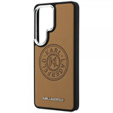 Karl Lagerfeld Samsung Galaxy S26 Ultra Kuoret Perforated Logo MagSafe Ruskea