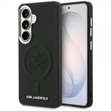 Karl Lagerfeld Samsung Galaxy S26 Plus -kuori kohokuvioitu MagSafe Musta
